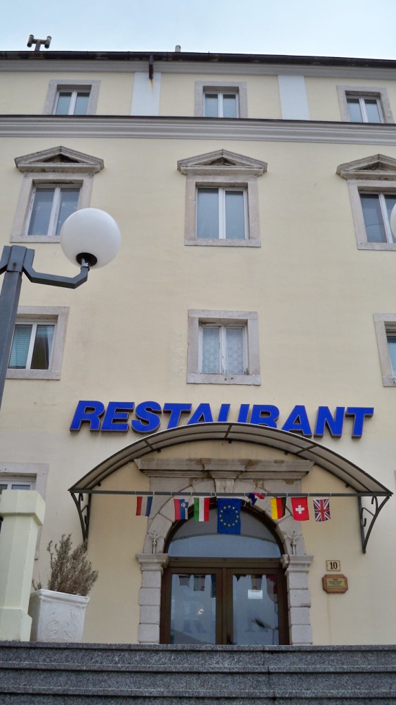 Hotel Zagreb in Senj, heute ein Restaurant