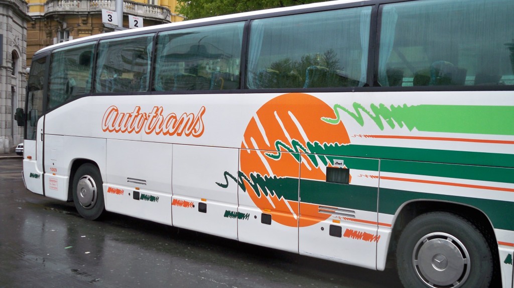 Kroatischer Bus des Busunternehmen Autotrans © weltvermessen.de