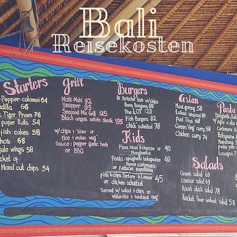 Bali Reisekosten
